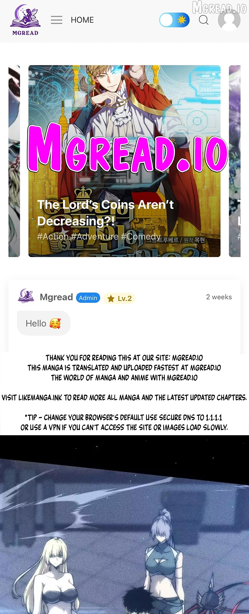 The End of the World: The Emperor Banner invites all female disciples to take their seats Chapter 62  - page 1